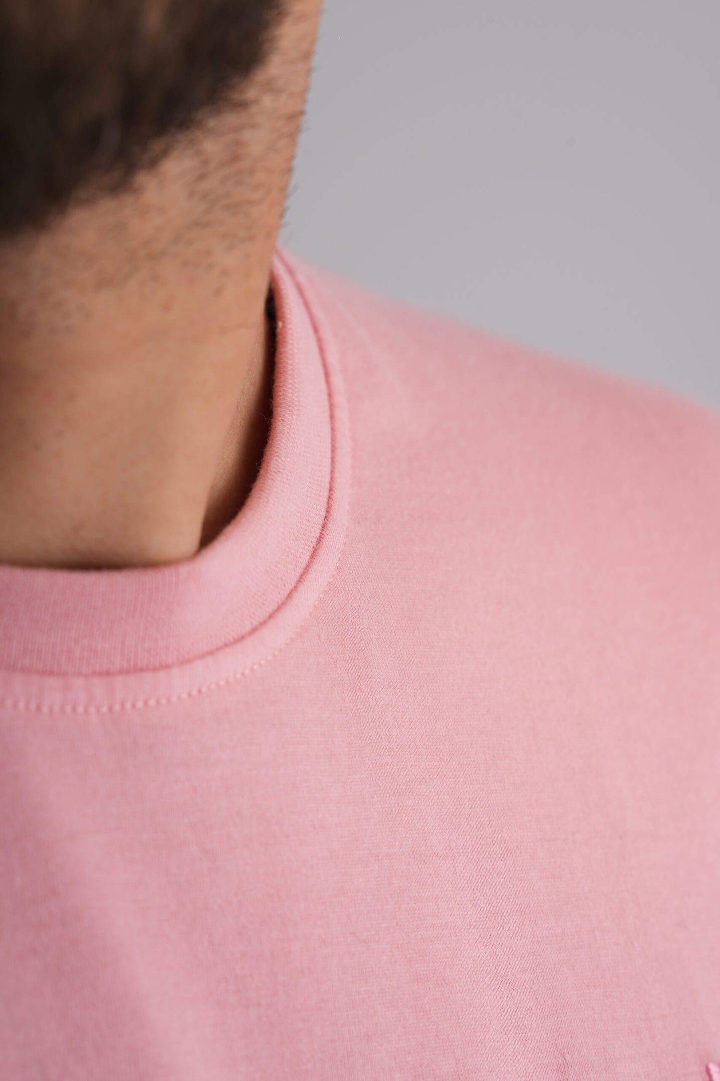 Baby Pink T-Shirt – Chic 'Pablo' Embroidery for a Trendy Look